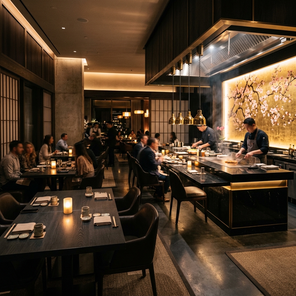 A & J Ichiban Elegant Dining Room